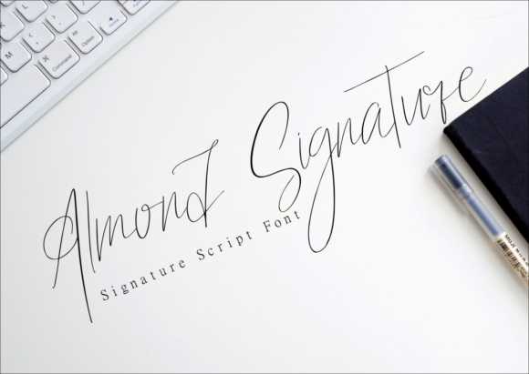 Almond Signature: A Stylish Script Font for Engaging Campaigns