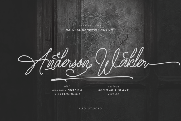 Anderson Wakler: A Vintage Script Font for Modern Web Design