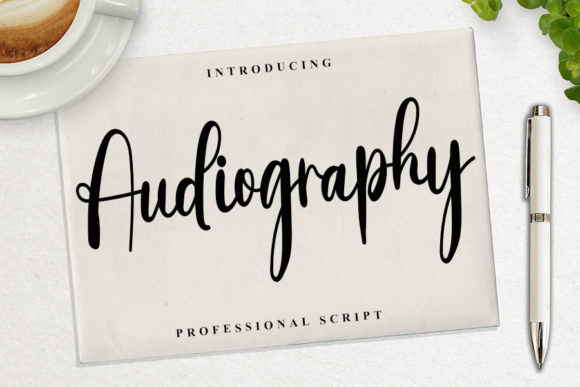 Audiography: A Handwritten Font for Creative Web Design