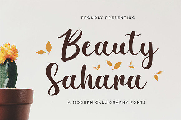 Beauty Sahara: A Charming Script Font for Web Design