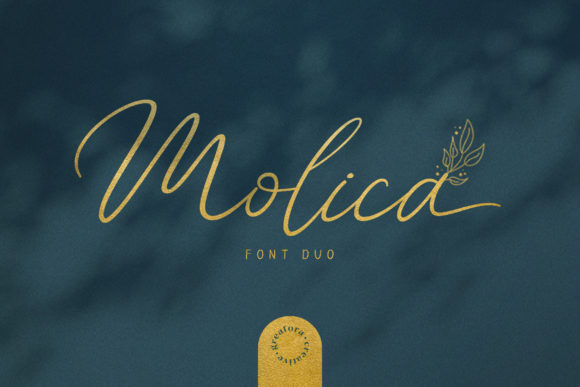 Bring Charm to Your Creations with Molica Duo Font