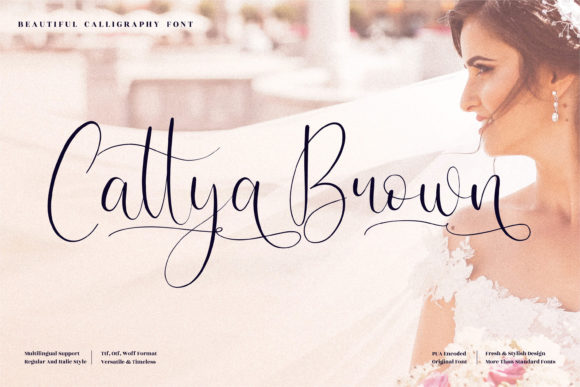 Cattya Brown: A Premium Script Font for Eye-Catching Design