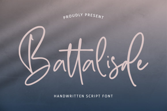 Discover Battalisde: A Charming Script Font for Web Design
