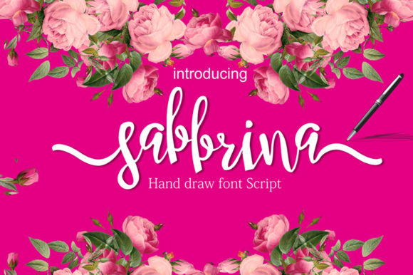 Discover Sabbrina: A Delicate Handwritten Font for Elegant Designs