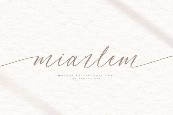 Elevate Your Campaigns with Miarlem: A Stylish Script Font
