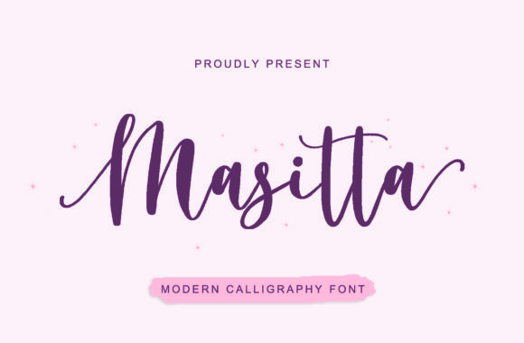 Elevate Your Web Design with Masitta, the Elegant Script Font