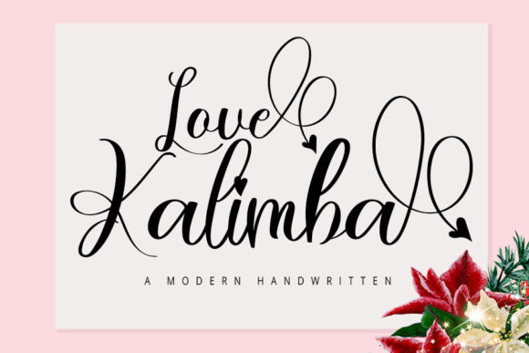 Enhance Your Brand with Kalimba Love: A Stylish Script Font