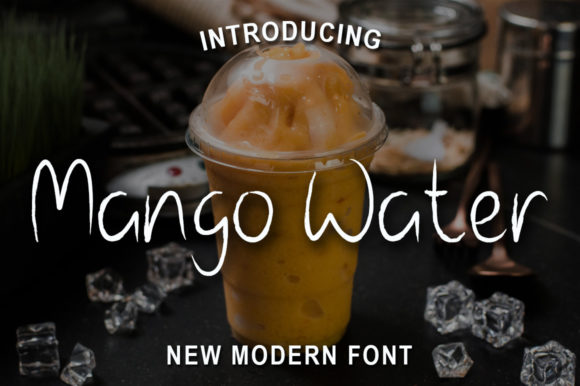 Enhance Your Brand with Mango Water: A Delicate Handwritten Font