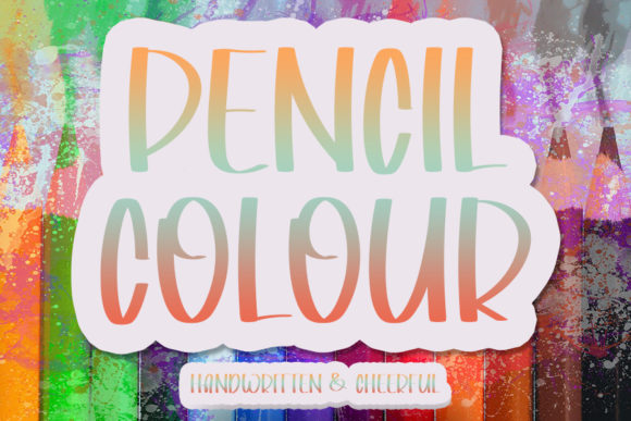 Enhance Your Brand with Pencil Colour Font