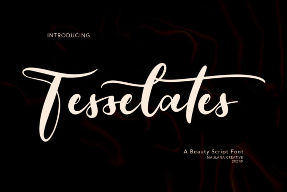 Enhance Your Brand with Tesselates: A Handwritten Font