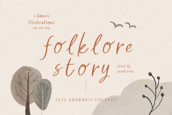 Enhancing Web Design with Folklore Story Font