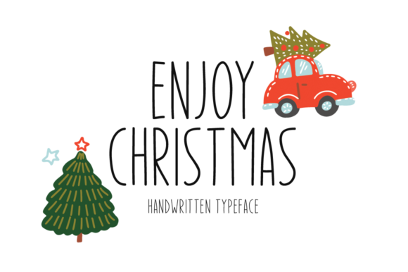 Enjoy Christmas: A Charming Font for Your Business Brand