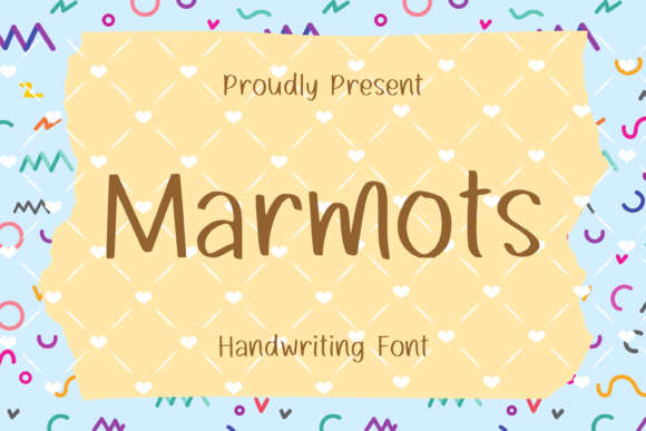 Exploring Marmots: A Sweet and Friendly Handwritten Font