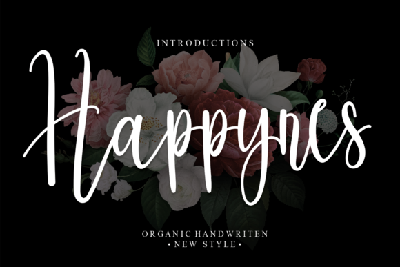 Happynes: A Graceful Script Font for Stunning Web Design