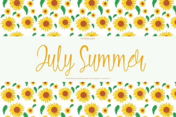 July Summer: A Charming Handwritten Font for Crafters