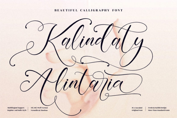 Kalindaty Alintaria: A Script Font with Elegance