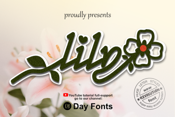 Lily: A Dainty and Sweet Script Font for Web Design