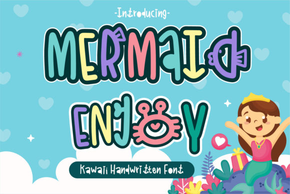 Mermaid Enjoy: A Script Amp Font for Creative Flair