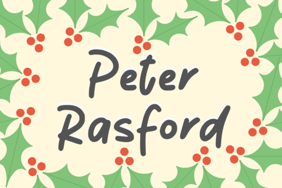 Peter Rashford: A Handwritten Font for Engaging Visuals