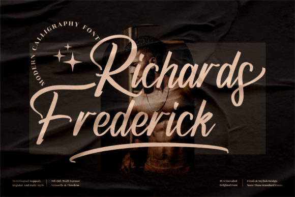 Richards Frederick: A Charming Script Font for Editorial Design