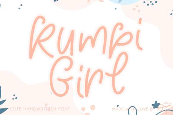Rumpi Girl: A Charming Handwritten Font for Crafters