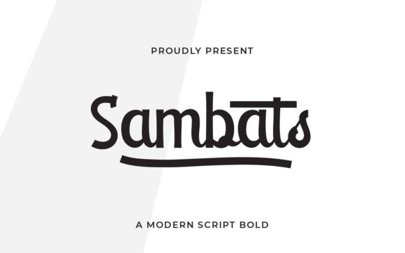 Sambats: A Handwritten Font for Editorial Elegance