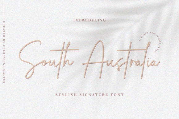 South Australia: A Timeless Handwritten Font for Editorial Design