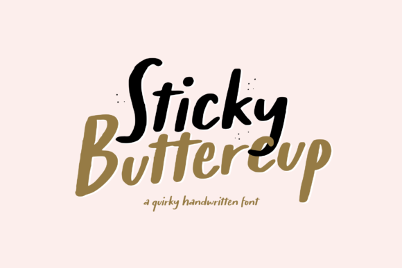 Sticky Buttercup: A Playful Script for Bold Brands