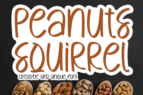 Transform Your Creations with Peanuts Squirrel Font