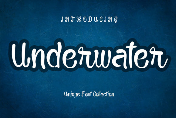 Underwater: A Sweet and Flexible Handwritten Font