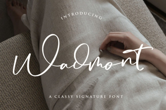 Wadmont: A Charming Script Font for Creative Web Design