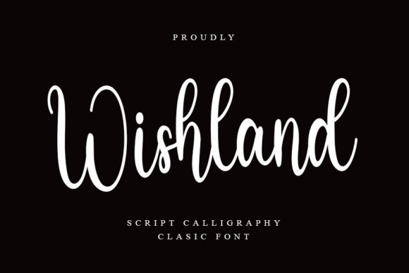 Wishland: A Handwritten Font for Crafters and Makers